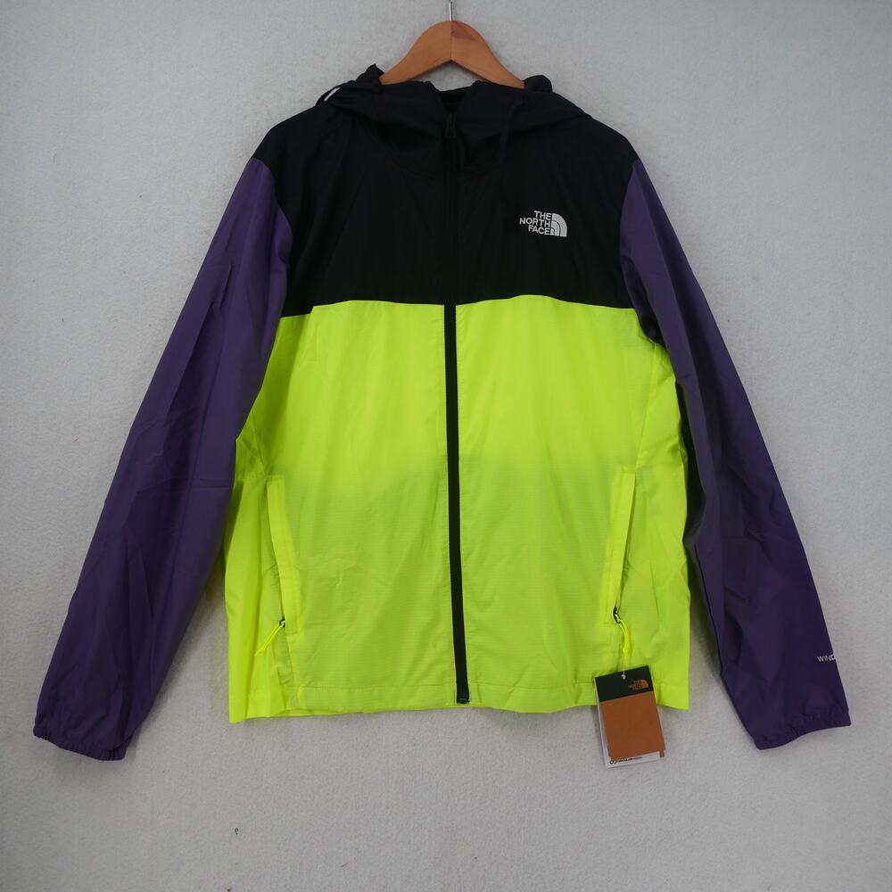 NEW The North Face Men's Medium Cyclone Jacket 3  Black Yellow Water Repellant